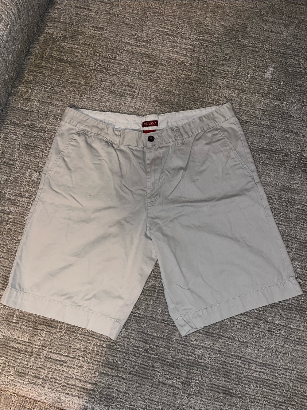 Merona Khaki Flat Front Men’s Chino Shorts